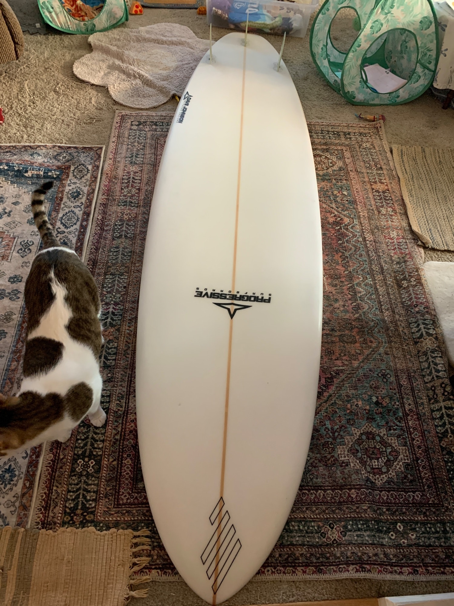 8’0 Progressive 3 Fin Surfboard (2 of 2)
