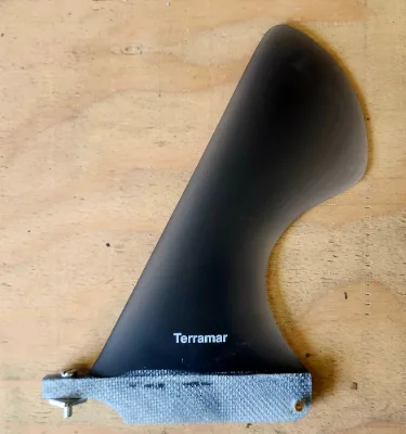 TERRAMAR SURFCO "HALF MOON" 2+1 ALL GLASS SURFBOARD FINS - Thumbnail 6
