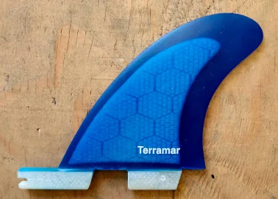 TERRAMAR SURFCO MR "BELLS BEACH" TWIN SURFBOARD FINS W/3.75 - Thumbnail 4