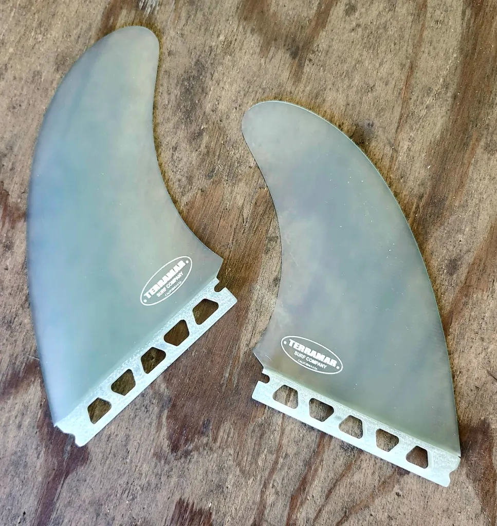 TERRAMAR SURFCO CC ALL GLASS SURFBOARD FINS..SINGLE TAB - Image 3