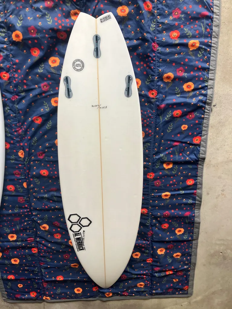 5'11" Channel Islands Surfboards Black & White - Image 2