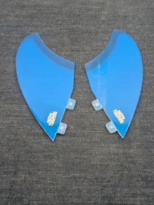 Twin Keel K3 Template 3 Color Fiberglass Fits FCS - Thumbnail 3