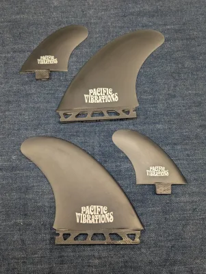 PACIFIC VIBRATIONS Twinzer Surfboard Fins FCS / Futures - Thumbnail 5