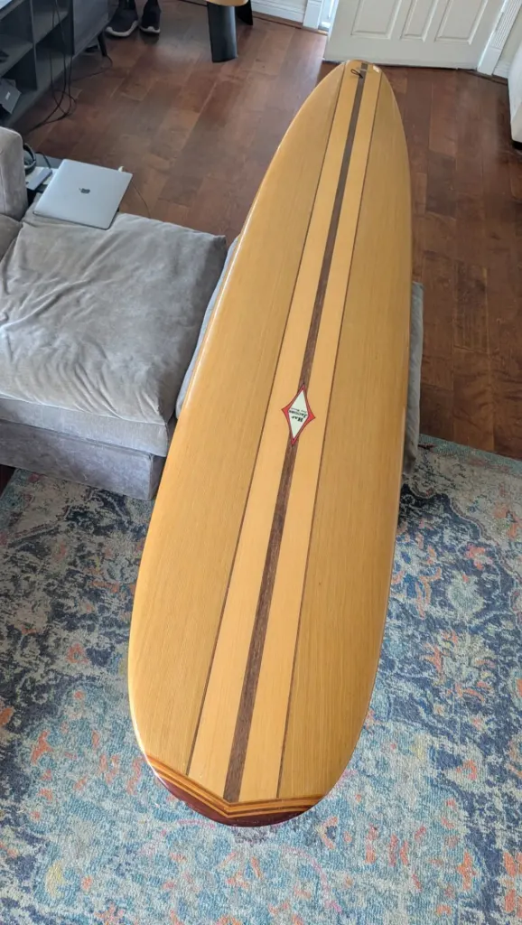 9'2 Surfboard Hap Jacobs Surftech New Longboard - Image 1