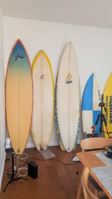 9'2 Surfboard Hap Jacobs Surftech New Longboard - Thumbnail 10