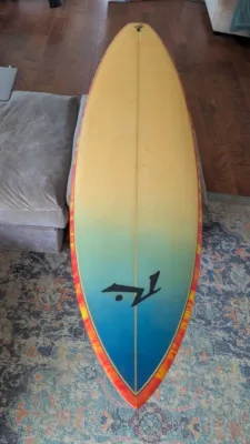 7'6 Surfboard Russell Funboard - Thumbnail 8