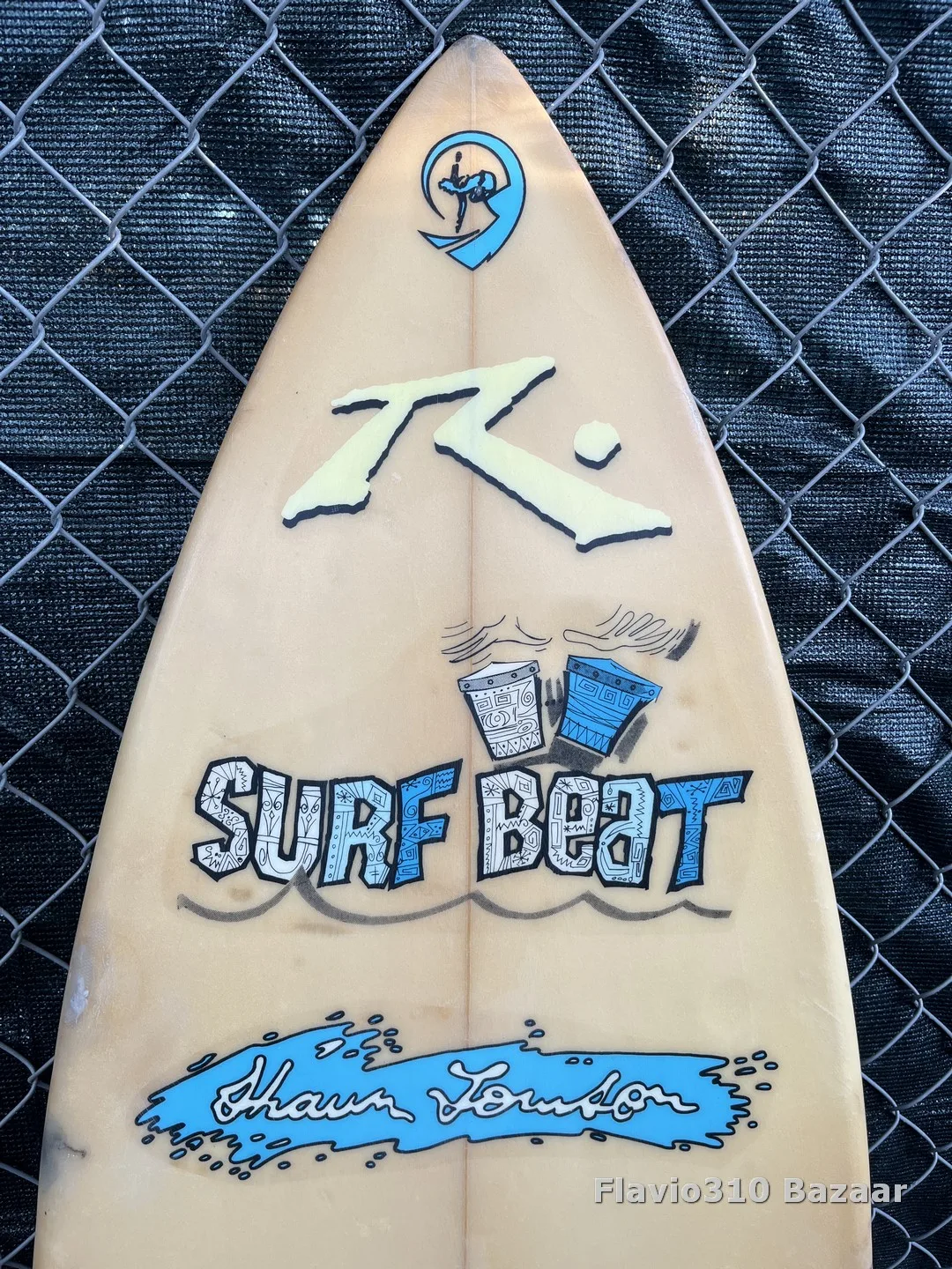 Rare 1980s Vintage RUSTY Surf Beat Shaun Thomson Model 5'8 - Image 2