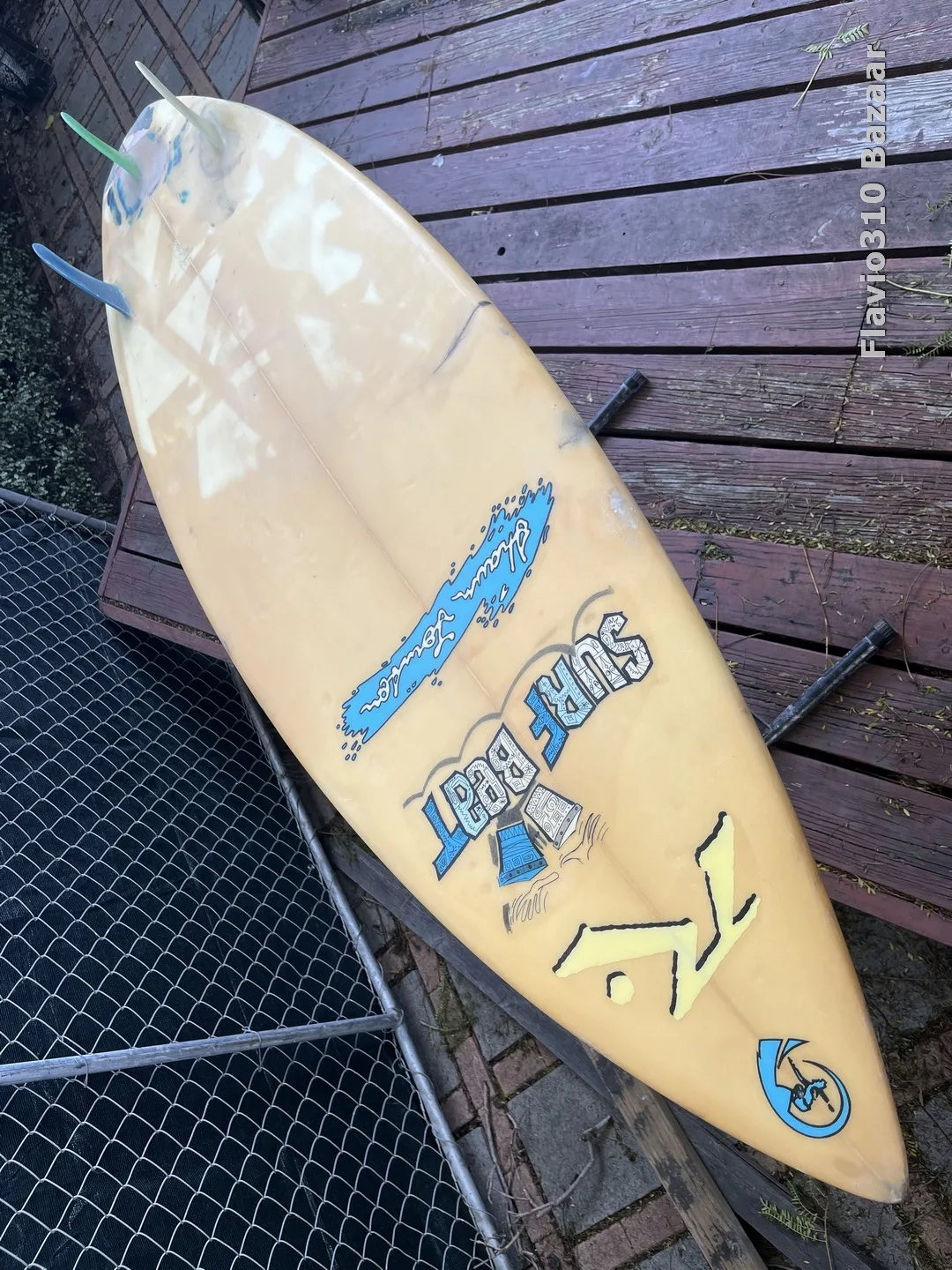 Rare 1980s Vintage RUSTY Surf Beat Shaun Thomson Model 5'8 - Image 10