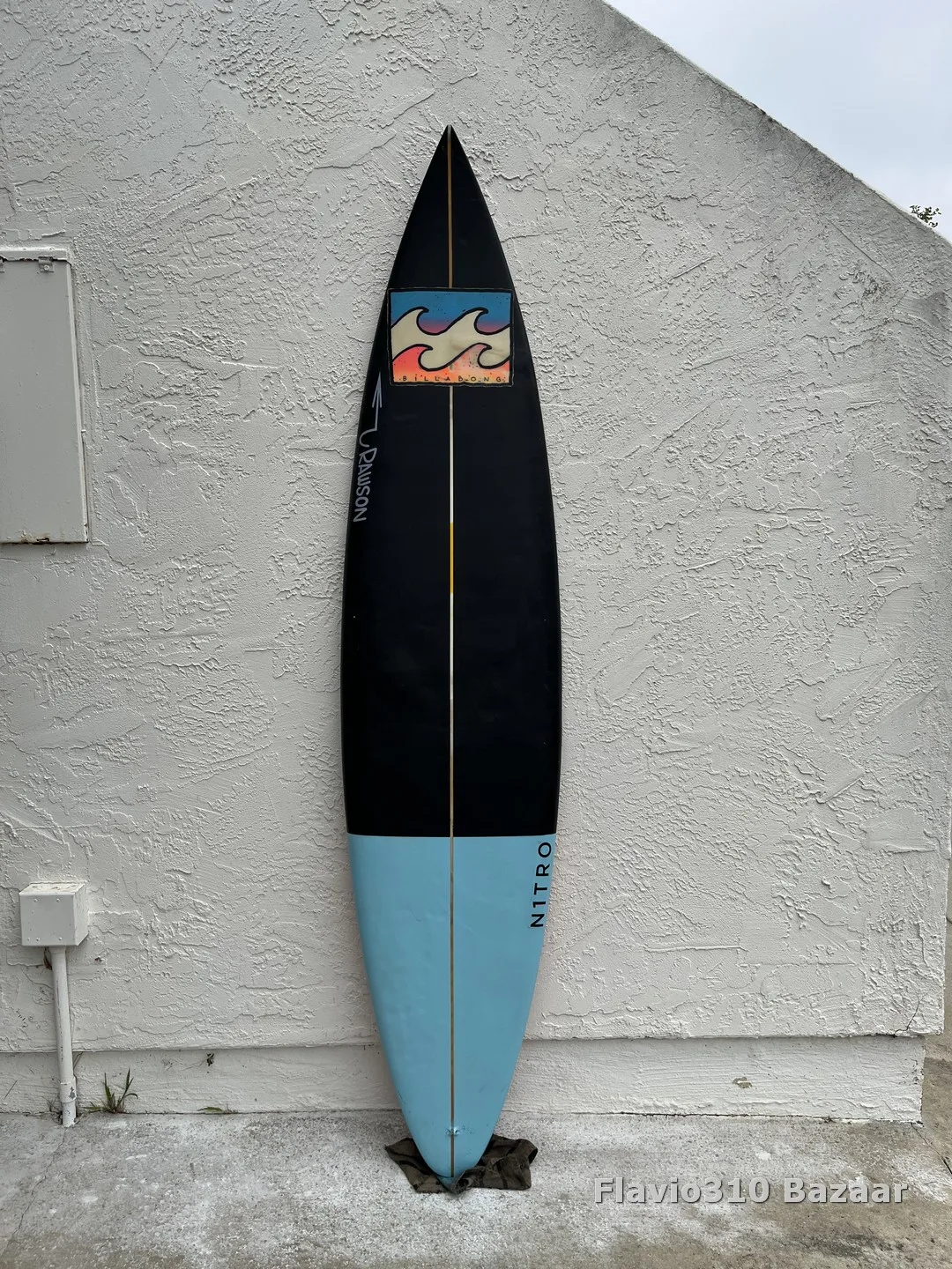 1990s YBAN Billabong Pipeline Step Up 6'9 Painted Over READ - Image 12