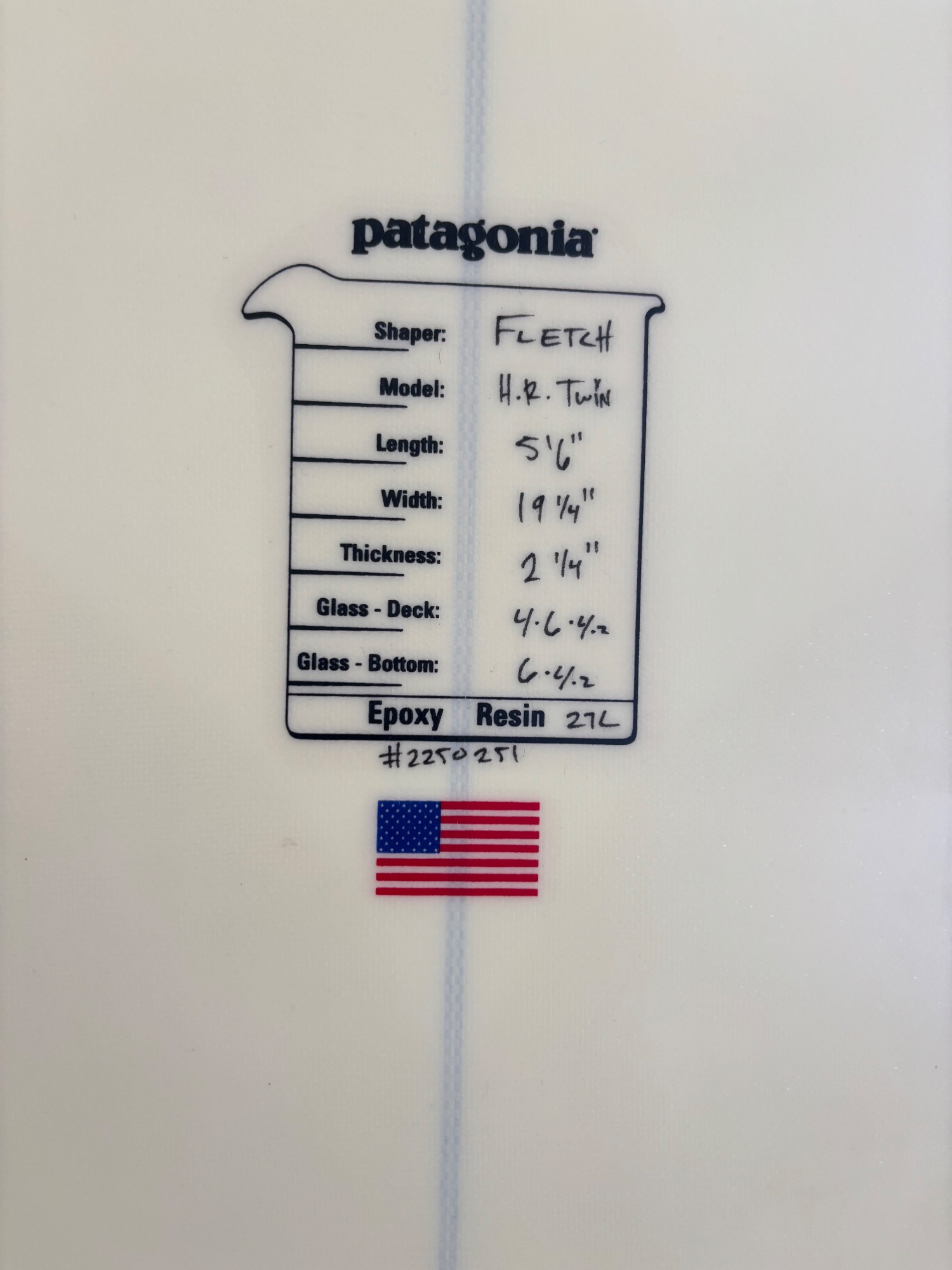 FCD H.R. Twin 5’6 27L - Image 8