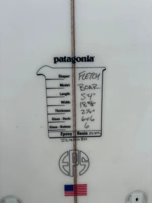Patagonia Surfboard FCD Boar 5’4 Epoxy Brand New - Thumbnail 3