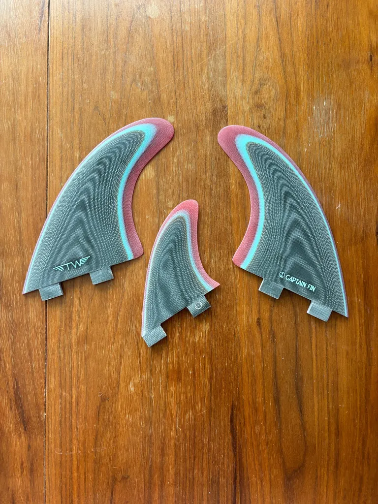 Captain Fin Tyler Warren Twin 2+1 FCS Fins - Image 1
