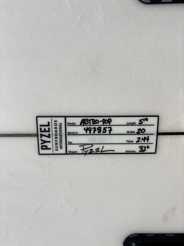 5’10 Pyzel Surfboards Astro Pop - Image 7