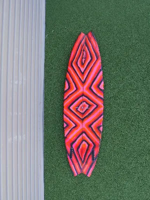 5'8" Ryan Burch Picklefork Handshape With Fins - Thumbnail 7