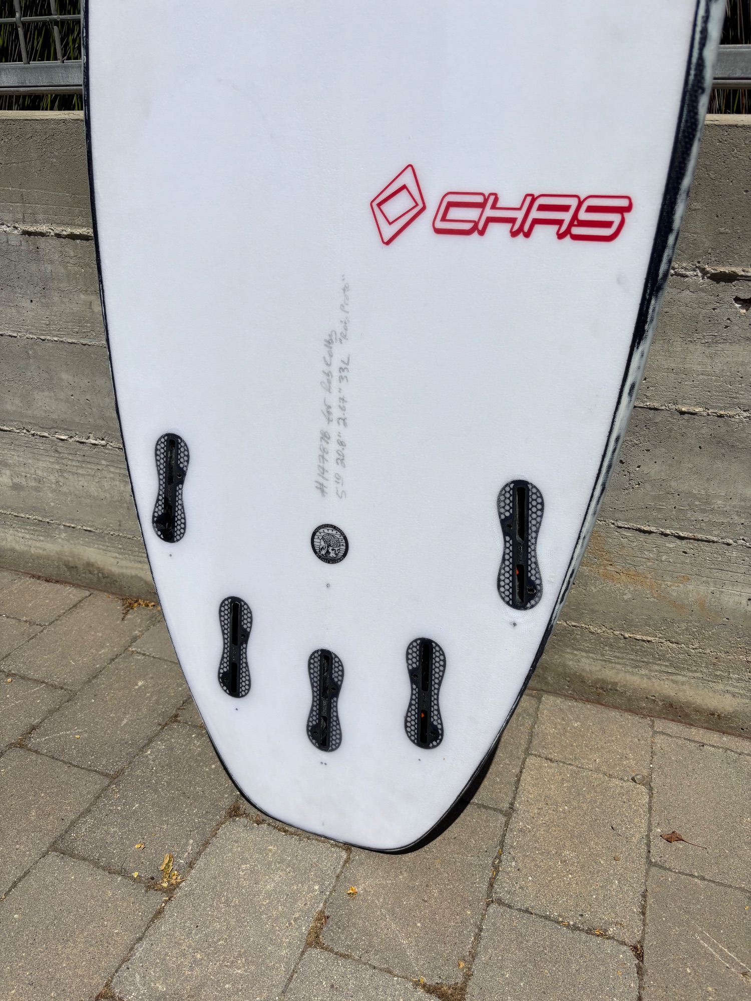 5’10 Chas Surfboard Custom - Image 6